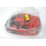 12 Pairs of red nitro gloves (1 pkt) CONDITION: Please Note - we do not make