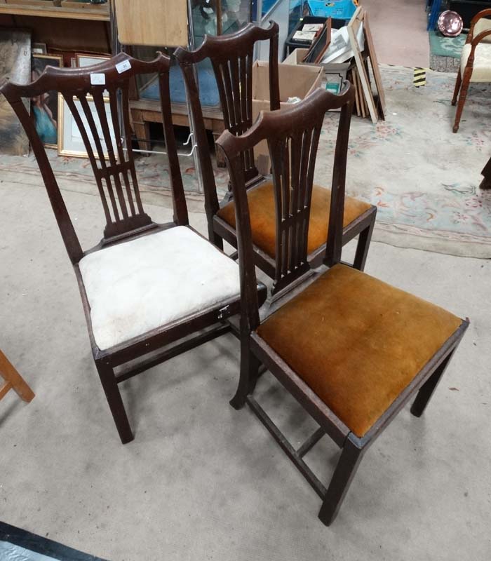 3 dining chairs CONDITION: Please Note - we do not make reference to the condition - Image 3 of 3