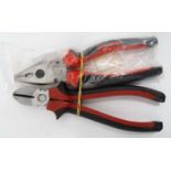 8" Combination pliers and 8" side cutters (2) CONDITION: Please Note - we do not