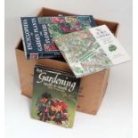 Box of assorted books to include ' The Gardening Year' ,