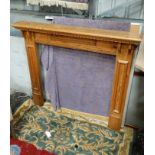 A pine fire surround CONDITION: Please Note - we do not make reference to the