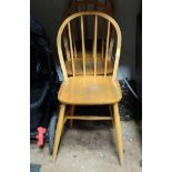Beech kitchen chairs (3) CONDITION: Please Note - we do not make reference to the