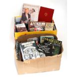 2 x boxes assorted books to include Coronation Street - the Inside story, Mainline Lement,