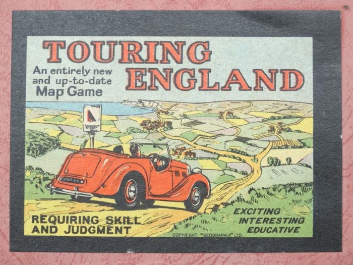 Retro Toys: A 1940s/50s '' Touring England '' boxed board game , devised by P. - Image 2 of 4