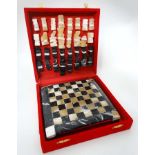Cased chess set together with a cased glass chess set (2) CONDITION: Please Note -