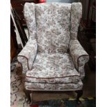 Parkerknole style wingback chair CONDITION: Please Note - we do not make reference
