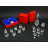 Assorted Royal Brierley crystal ware to include tumblers,