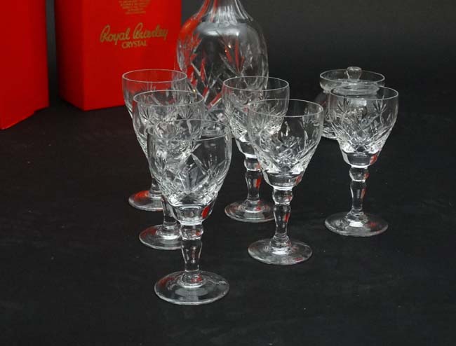 Assorted Royal Brierley crystal ware to include tumblers, - Image 6 of 11