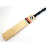 Cricket : A signed Newbery Bat ,