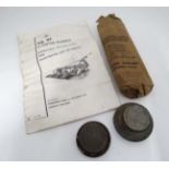 Instructions for genuine Ransoms Wearing parts together with 2 brass wheel nuts,