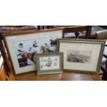 3 sporting prints CONDITION: Please Note - we do not make reference to the