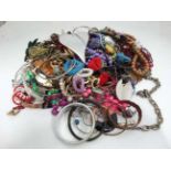 Large quantity of costume jewellery CONDITION: Please Note - we do not make