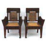 Colonial Chairs : A pair of c.