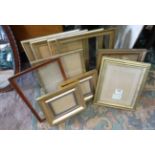 10 gilt picture frames CONDITION: Please Note - we do not make reference to the