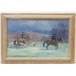 Follower / Manner of Sir Alfred Munnings early/mid XX, Oil on board,