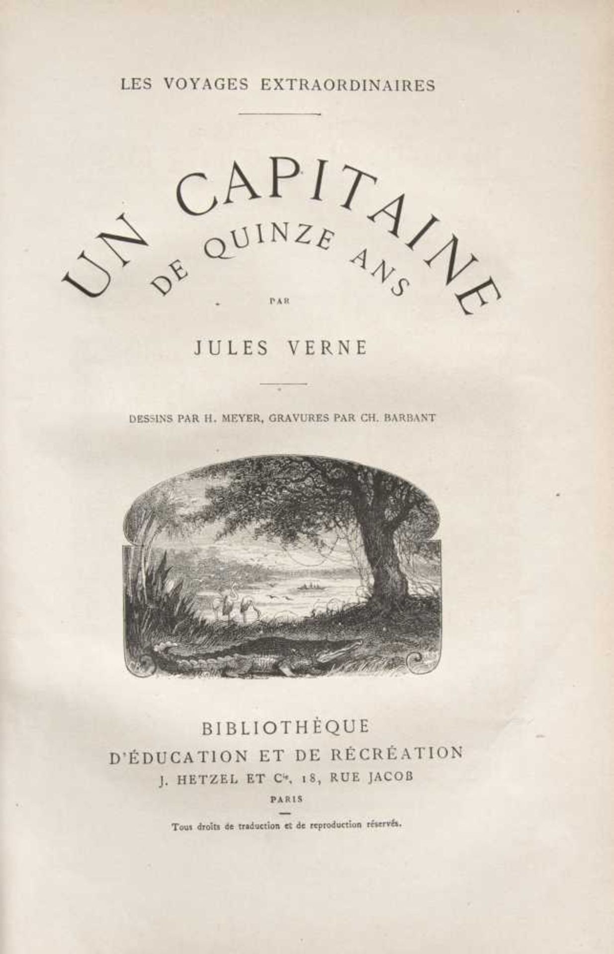 Verne Jules, un capitaine de quinze ans, Hetzel Verne Jules, Un capitaine de quinze ans, dessins par - Bild 2 aus 4