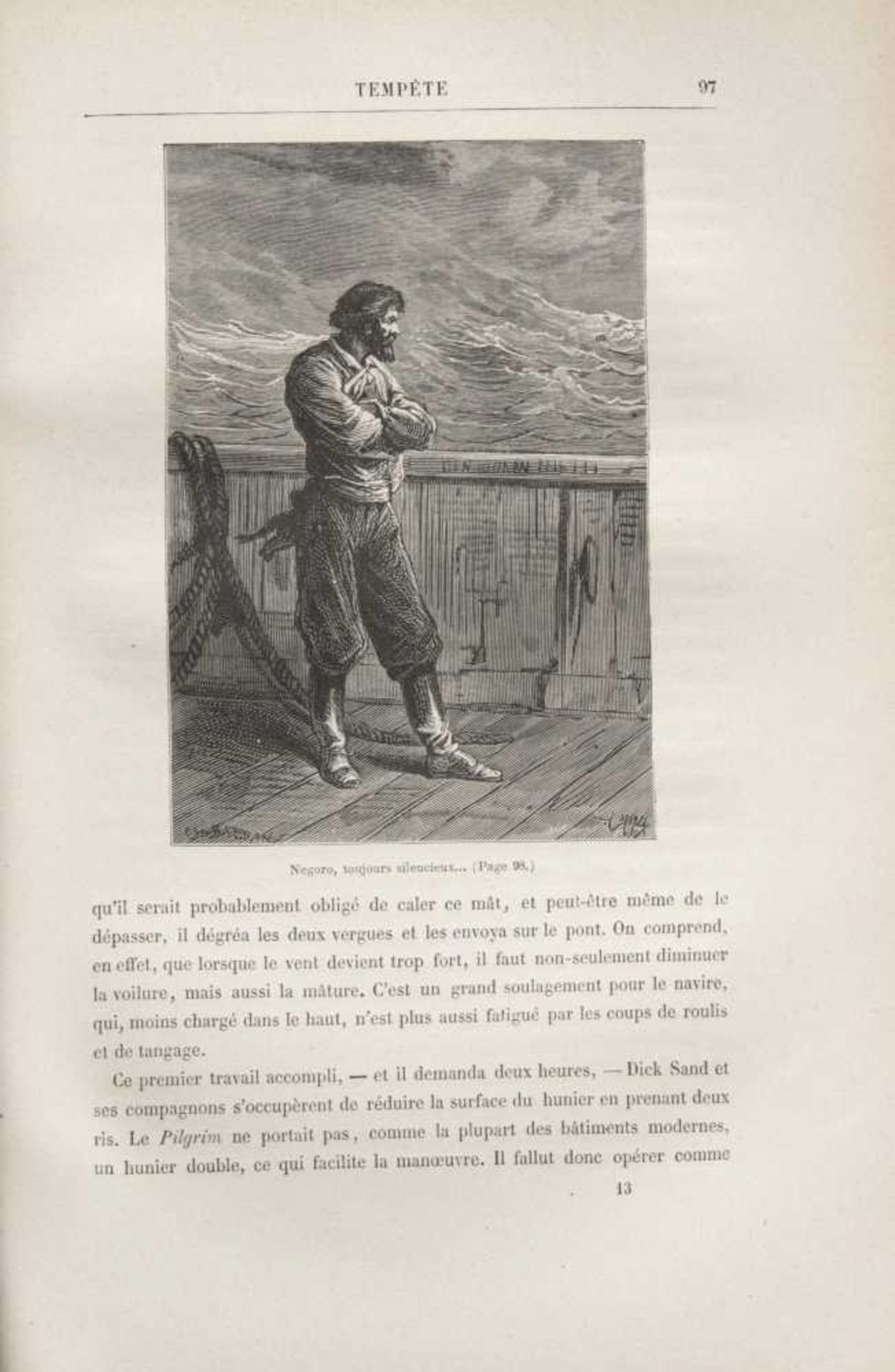 Verne Jules, un capitaine de quinze ans, Hetzel Verne Jules, Un capitaine de quinze ans, dessins par - Bild 3 aus 4