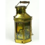 *Cabin Bulkhead Lamp. Manufactured by the 1868-founded company, Bulpitt & Sons of Birmingham (1916),