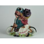 *'Daisy Bell' Toothbrush Holder by William Shorter & Son, with Daisy and her beau seated on a