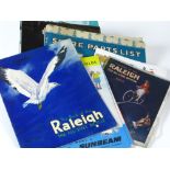 Raleigh. A collection of bicycle brochures and advertising material, to include: 'Hints and Tips for