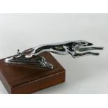 *Ford Greyhound Mascot. A rare model dating from 1932 and 1933, chromium-plated on a lightweight