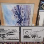 *Aviation Prints. A pair of limited edition prints, after Rich J. Bryant titled 'Lt. W. McK.