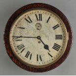 *RAF Station Clock. A good Royal Air Force station clock, circa 1930s, the circular white enamel