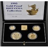 *Royal Mint. Gold Britannia proof collection, 1995, comprising 00, £50, £25 & £10, 1995,