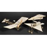 *Pioneer Aviation. A historic scale model, the bamboo frame with cloth canvas, wooden two blade