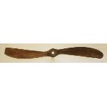 *Heine - 80 PS Oberursel. A two-blade propeller, circa 1914-1915, stamped 80 PS, OBERURSEL, D 250,