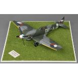 *Spitfire LFIXe, a fine composite model of this historic aircraft made by Peter Cooke, with Aircraft