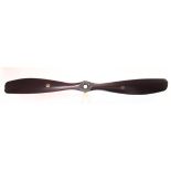 *Caudron G4 - 80 CH Lerhone Helice Gremont. A mahogany two-blade propeller, circa 1915-1916, with