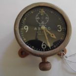 *Aircraft Instrument. A WWI Waltham 8 Day Instrument panel clock taken from an American aircraft,