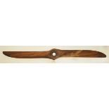 *Heine - 185 PS Nag. A mixed hardwood two-blade propeller, circa 1917, stamped 185 PS, NAG, D 285, H