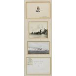 *Mountbatten (Vice-Admiral Earl Louis, of Burma). Christmas card, signed Louis Mountbatten, '