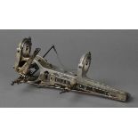 *Gunsight. A WWI period aircraft gunsight, probably French or Italian, of aluminium construction