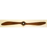 *Airco DH.4 - R.R. Eagle 8. A mahogany two-blade propeller, circa 1917-1918, stamped DRG No 2610 LH,