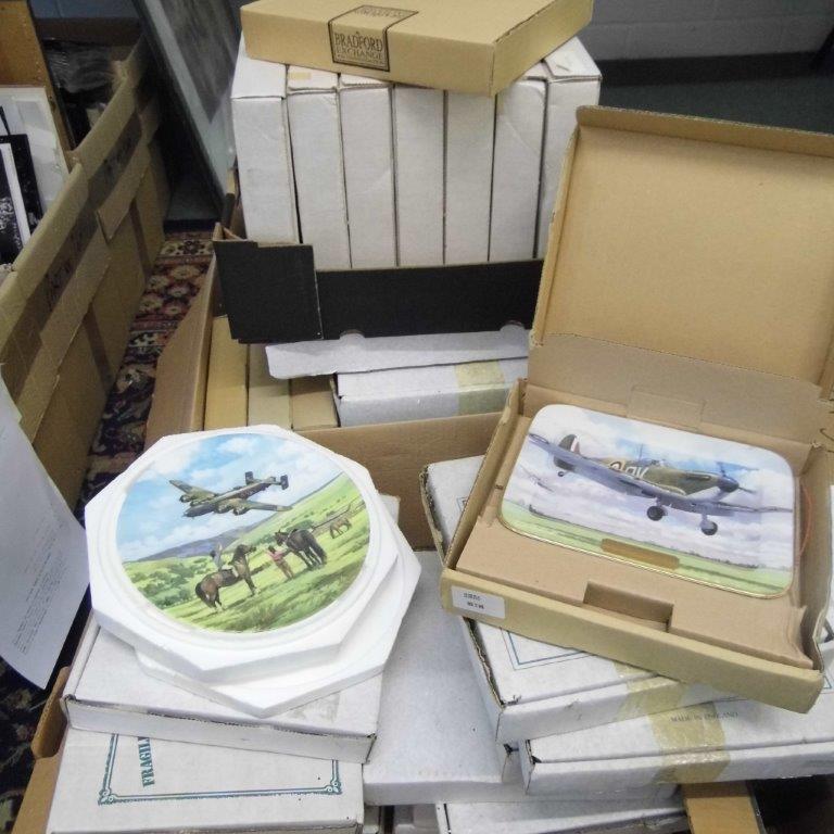 *Aviation Collectors' Plates. Various collectors' plates by Royal Doulton, Royal Worcester, Bradford