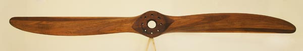 *Wotan - 200 PS Benz. A mixed hardwood two-blade propeller, circa 1917, stamped WOTAN PROPELLER,