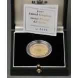 *Royal Mint. Gold proof £2, 1987, uncirculated, cased with certificate No.2216 (1)