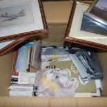 *Aviation Postcards. A collection of modern photographs and postcards, mostly civil airliners,