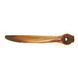 *Hembrug - 224 PK Benz Aviatik DFW C.V. A mixed hardwood propeller hub with one blade, 1917, with