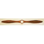 *Wolff - 160 PS Mercedes. A mixed hardwood two-blade propeller, circa 1917, stamped NO 8286, PS