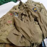 *Tropical Jackets. A collection of 7 British military jackets including Parachute Regiment with