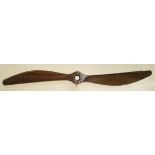 *Airco DH. 9 - 230 HP Siddeley Puma. A mahogany two-blade propeller, circa 1918-1919, with