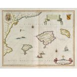 Balearic Islands. Blaeu (Johannes), Insulae Balearides et Pytiusae, published Amsterdam, circa 1660,