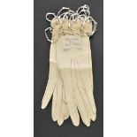 *Victoria (Queen of Great Britain & Ireland, 1819-1901). A pair of gloves worn by Queen Victoria,