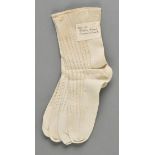 *Victoria, Princess Royal (Victoria Adelaide Mary Louise, 1840-1901). Two pairs of socks worn by