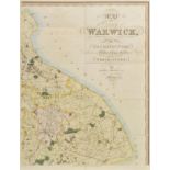 Warwickshire. Greenwood (C. & J.), Map of the County of Warwick from actual Survey made in the years
