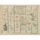 Senex (John). The Roads through England delineated or Ogilby's Survey Revised, Improved and